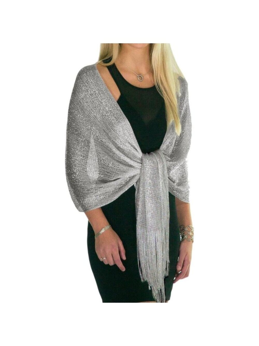 Shawls and Wraps for Evening Dresses, Metallic Glitter Shawls for Women, Sparkli